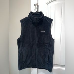 Mens Black Columbia Vest